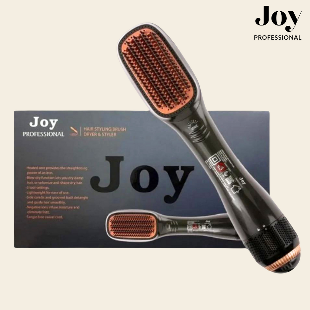 جوي 2 في 1 مجفف شعر سيراميك وفرشاة تصفيف